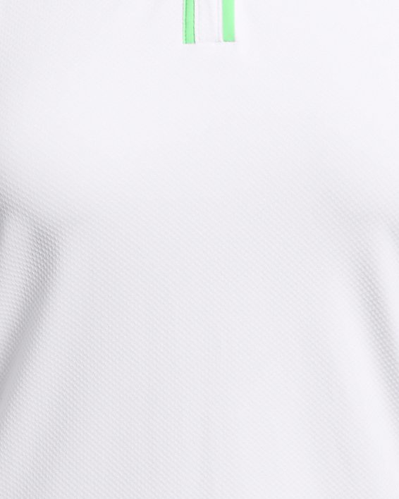 Women's UA Iso-Chill Sleeveless Polo, White, pdpMainDesktop image number 3