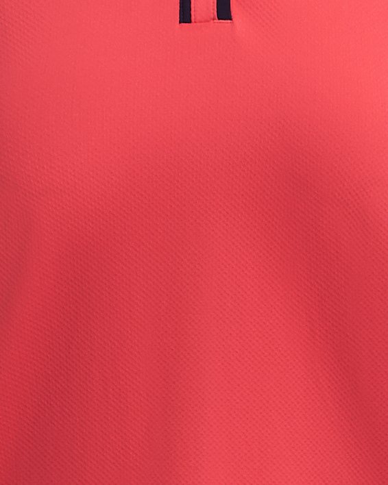 UA Iso-Chill Ärmelloses Poloshirt für Damen, Red, pdpMainDesktop image number 2