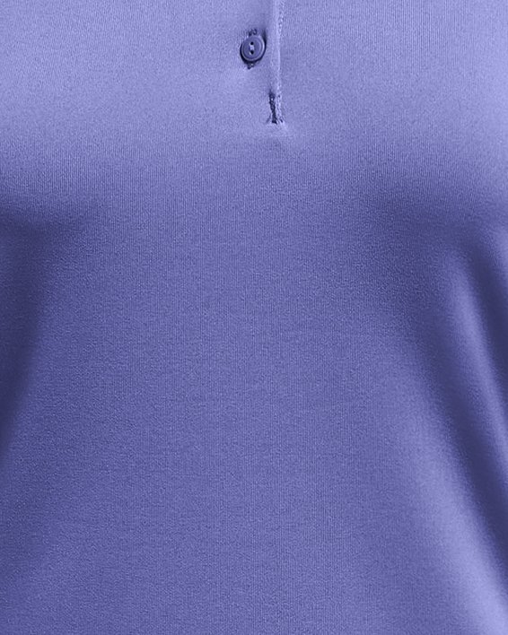 女士UA Playoff Pitch Polo衫 in Purple image number 2