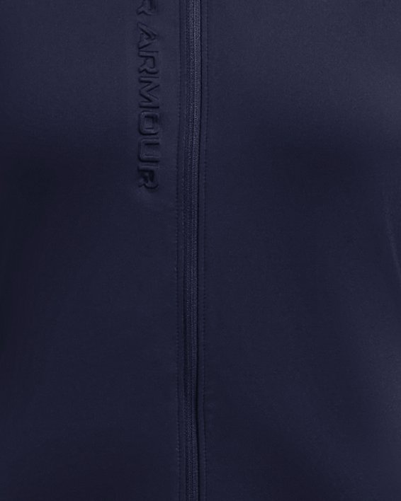 Haut intermédiaire entièrement zippé UA Storm pour femme, Blue, pdpMainDesktop image number 3