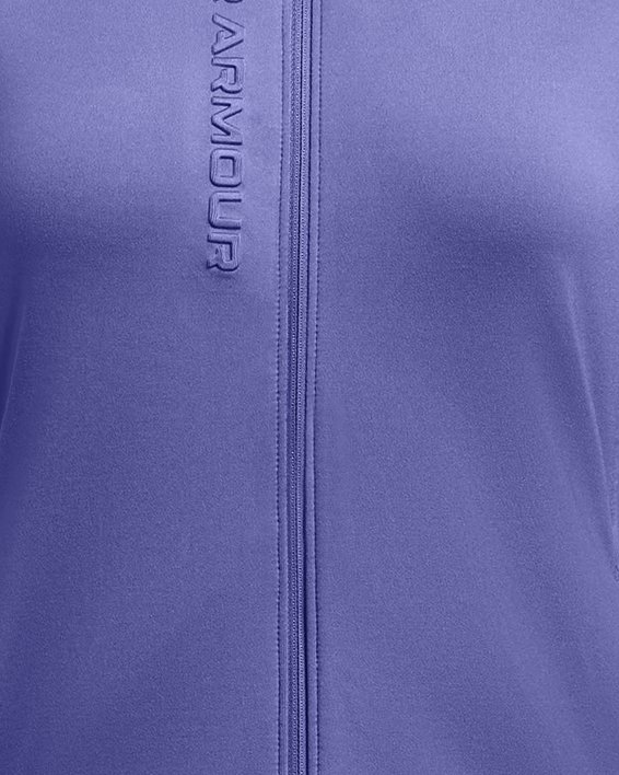 Haut intermédiaire entièrement zippé UA Storm pour femme, Purple, pdpMainDesktop image number 4