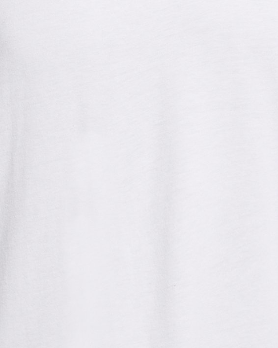 Camiseta de manga corta UA Color Block Logo​Left Chest para hombre, White, pdpMainDesktop image number 2