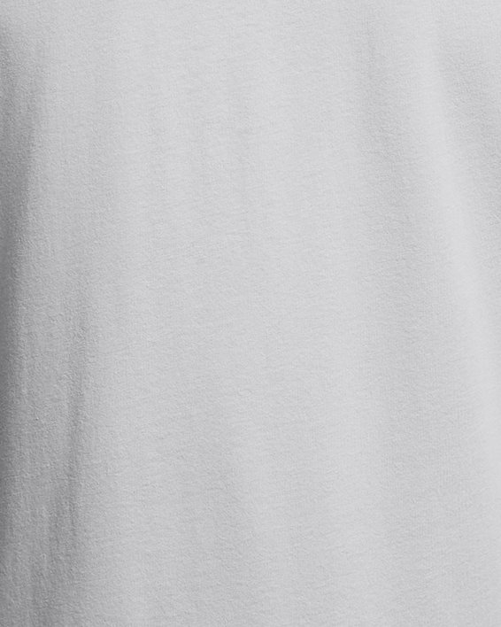 Men's UA Colorblock Wordmark Short Sleeve, Gray, pdpMainDesktop image number 3