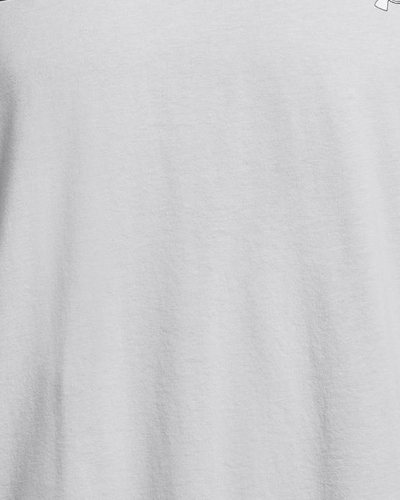 Men's UA Colorblock Wordmark Short Sleeve, Gray, pdpMainDesktop image number 2