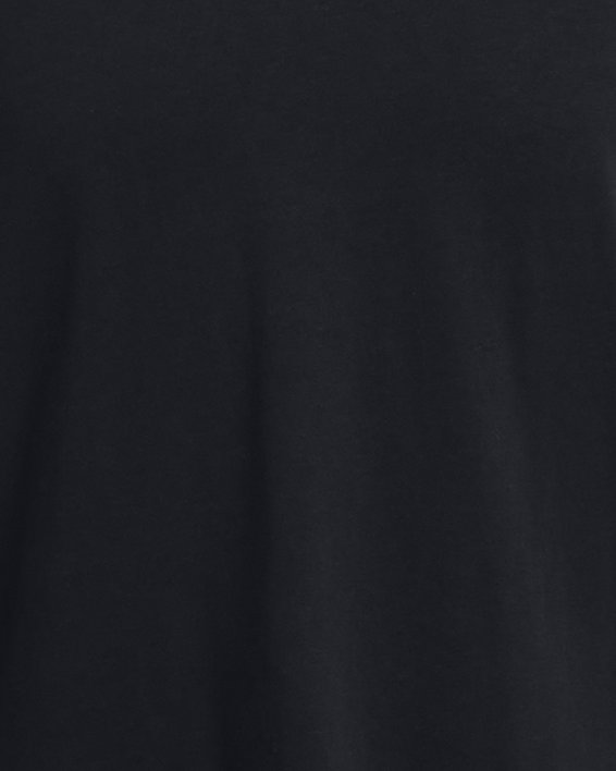 Men's UA Heavyweight Armour Label Short Sleeve, Black, pdpMainDesktop image number 3