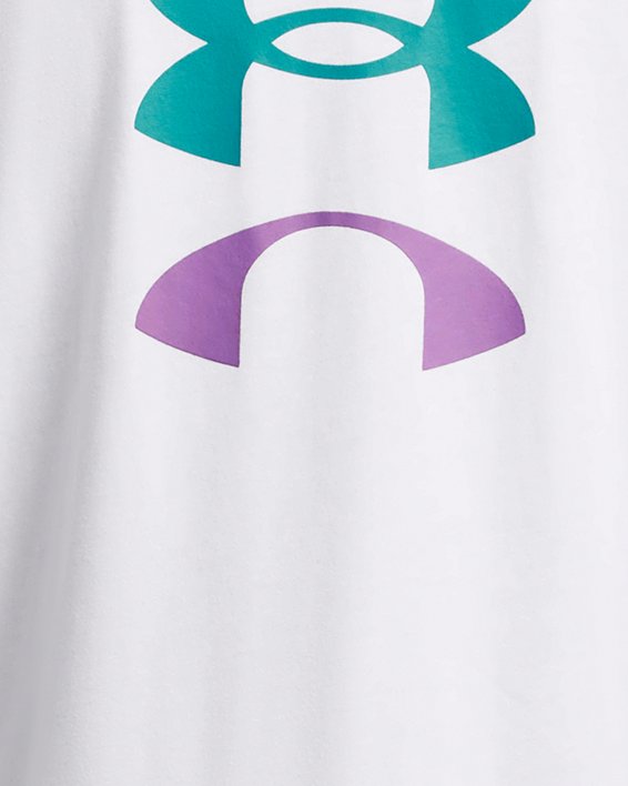 Haut à manches courtes UA Basketball Logo Court pour homme, White, pdpMainDesktop image number 3