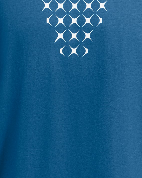 Men's UA Basketball Net Icon Short Sleeve, Blue, pdpMainDesktop image number 2