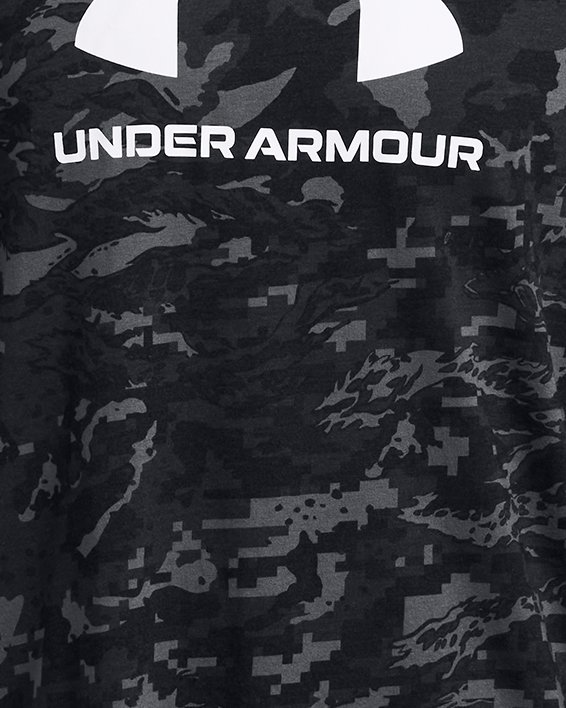 Men's UA ABC Camo Long Sleeve, Black, pdpMainDesktop image number 2
