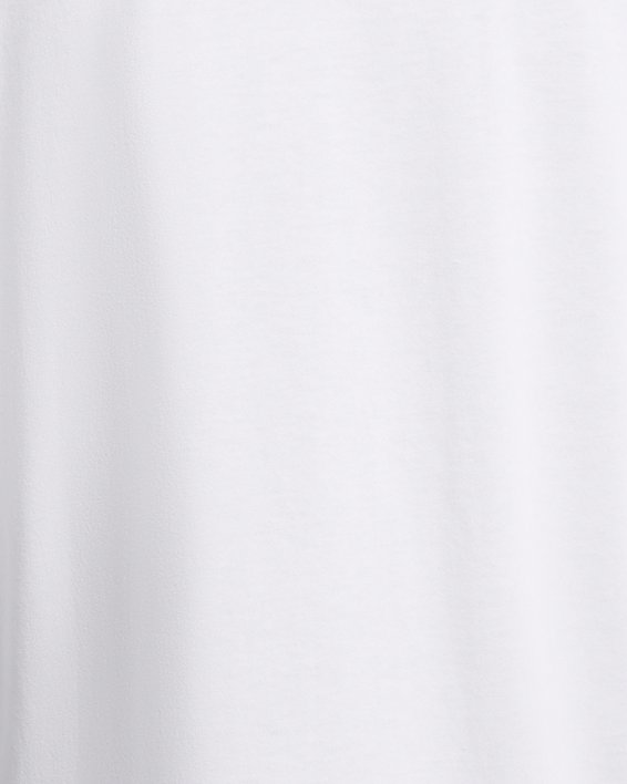 Maglia a maniche lunghe UA Heavyweight Tonal Wordmark da uomo, White, pdpMainDesktop image number 4