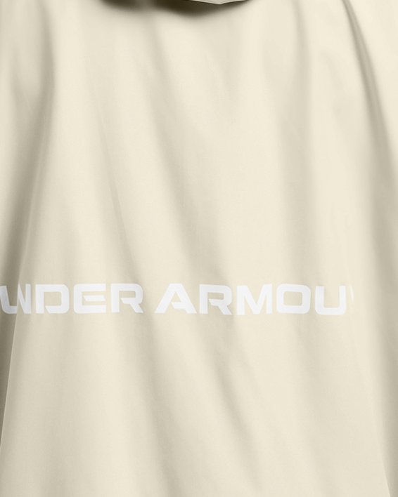 Men's UA RUSH™ Woven Full-Zip in Brown image number 8