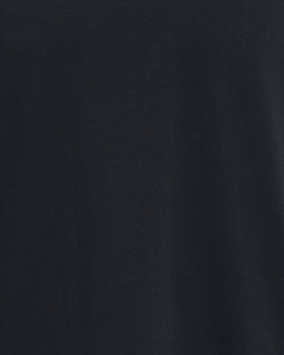 Herenshirt UA Heavyweight Left Chest Patch met korte mouwen, Black, pdpMainDesktop image number 2