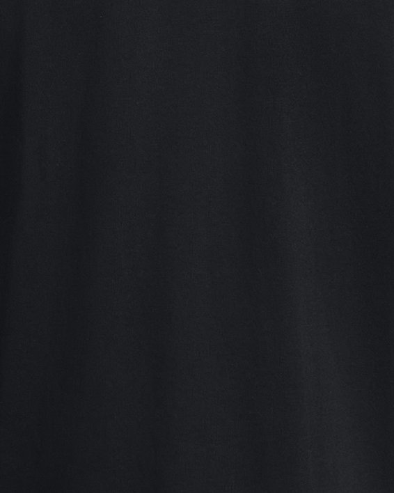 Maglia a maniche corte UA Heavyweight Logo Overlay Embroidered da uomo, Black, pdpMainDesktop image number 3