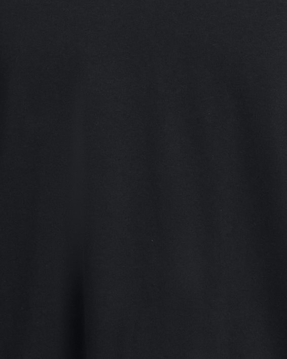 Men's UA Heavyweight Logo Overlay Embroidered Short Sleeve, Black, pdpMainDesktop image number 2