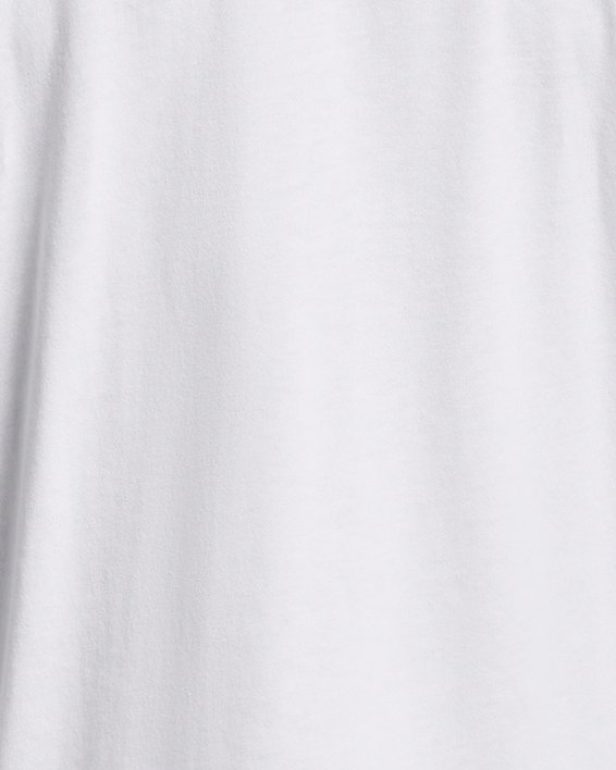 Haut à manches courtes épais brodé UA Logo Overlay pour homme, White, pdpMainDesktop image number 3