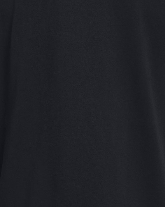 Herenshirt UA Heavyweight Left Chest Logo Repeat met korte mouwen, Black, pdpMainDesktop image number 3