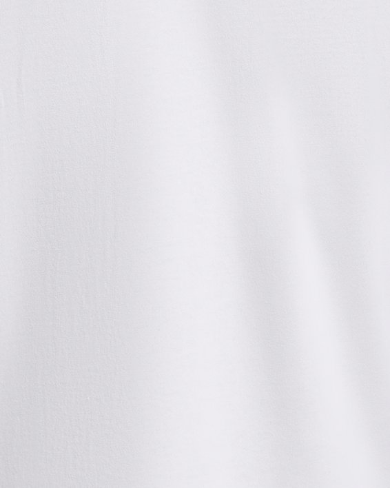 Maglia a maniche corte UA Heavyweight Left Chest Logo Repeat da uomo, White, pdpMainDesktop image number 3