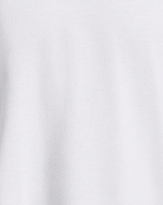 Men's UA Heavyweight Left Chest Logo Repeat Short Sleeve, White, pdpMainDesktop image number 2