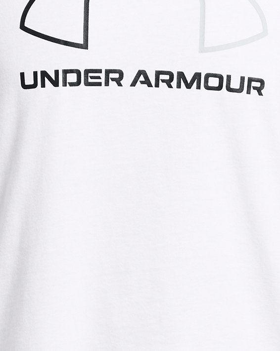 Camiseta de manga corta UA Foundation para hombre, White, pdpMainDesktop image number 2