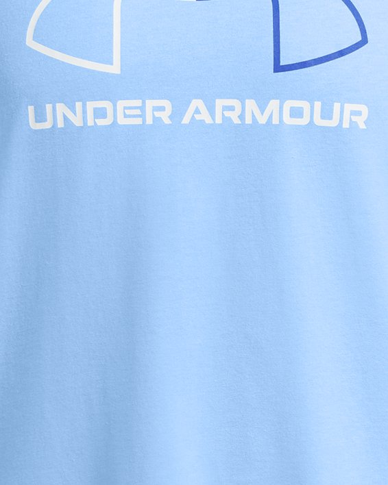 Men's UA Foundation Short Sleeve, Blue, pdpMainDesktop image number 2