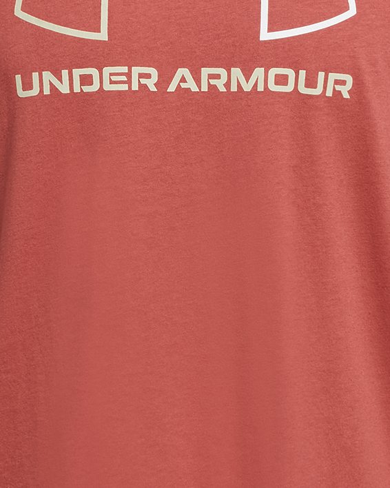 Men's UA Foundation Short Sleeve in Red image number 2