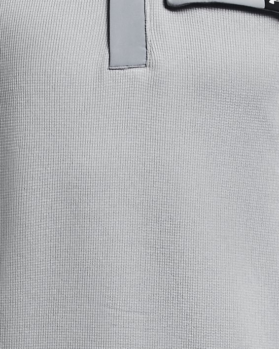 Boys' UA SweaterFleece ½ Zip, Gray, pdpMainDesktop image number 0