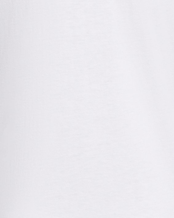 Girls' UA Wordmark Maker Short Sleeve in White image number 1