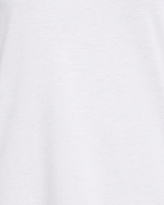 Girls' UA Wordmark Maker Short Sleeve in White image number 0