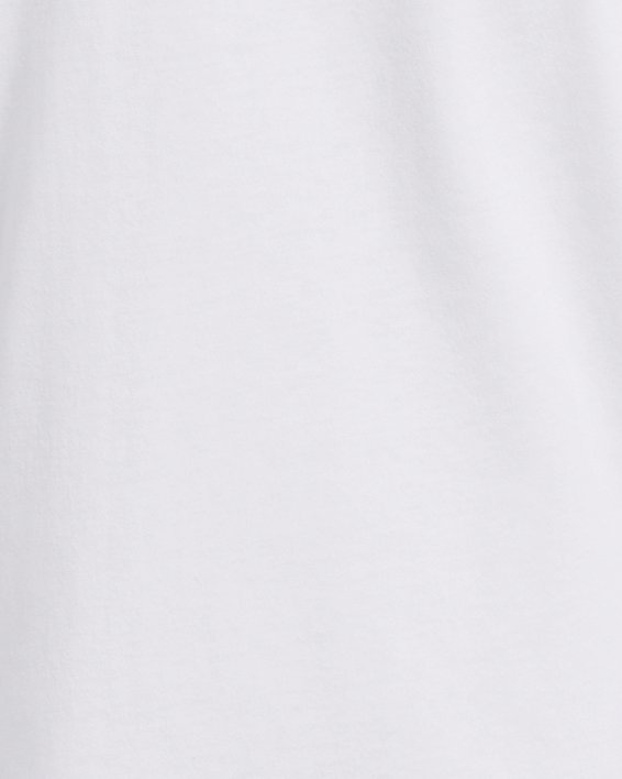 Maglia a maniche corte UA Colorblock Big Logo da ragazza, White, pdpMainDesktop image number 1