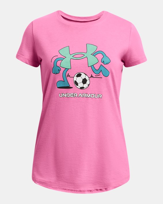 Girls' UA Soccer Logo Short Sleeve