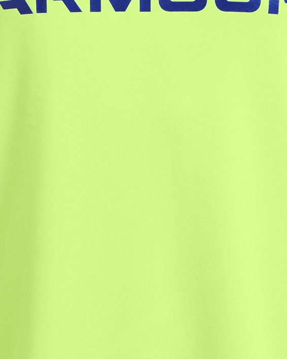 Boys' UA Tech™ Split Wordmark Short Sleeve, Green, pdpMainDesktop image number 0