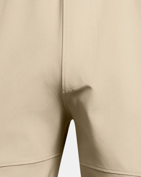 Pantalón corto UA Stretch Woven Cargo para hombre, Brown, pdpMainDesktop image number 4