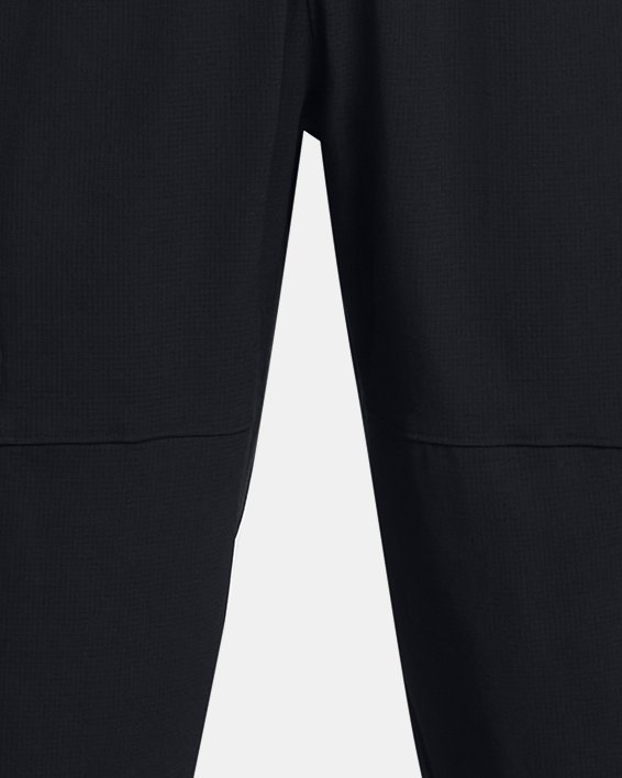 Men's UA Unstoppable Vent Crop Pants, Black, pdpMainDesktop image number 4