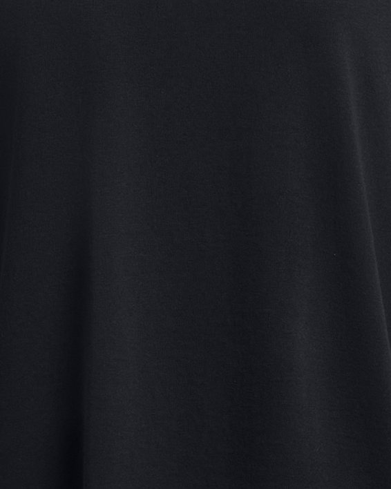 UA Heavyweight Kurzarm-Oberteil mit besticktem Aufnäher mit Oversize-Passform im Boyfriend-Stil für Damen, Black, pdpMainDesktop image number 2