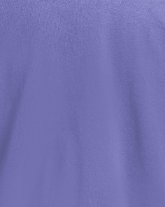 Tee-shirt court à manches courtes UA Heavyweight Scripted Wordmark pour femme, Purple, pdpMainDesktop image number 3