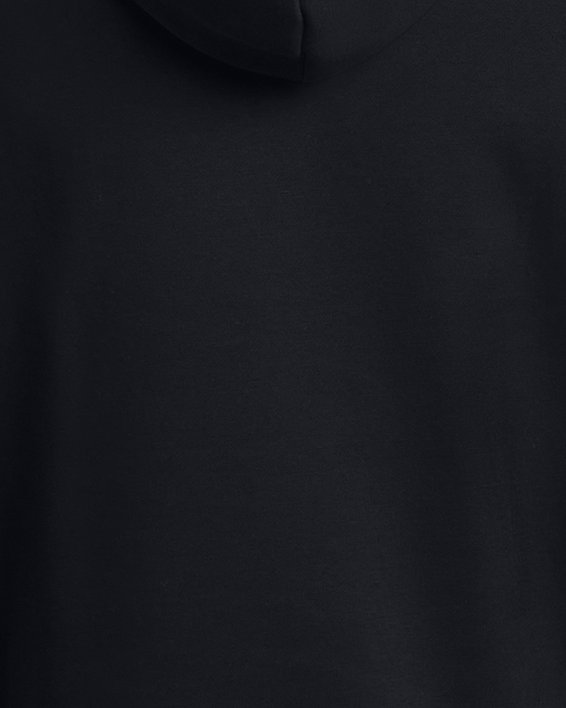 Sweat à capuche en UA Icon Fleece Blocked pour homme, Black, pdpMainDesktop image number 4