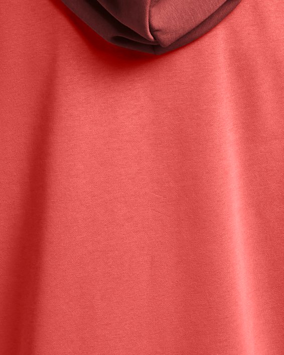 UA Rival Fleece Colorblock mit durchgehendem Zip für Herren, Red, pdpMainDesktop image number 4