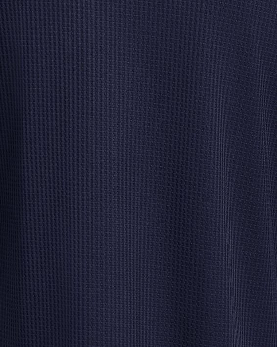 Sudadera con cuello redondo y textura tipo gofre UA Rival para hombre, Blue, pdpMainDesktop image number 4