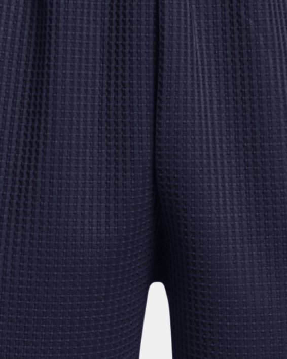 Pantalón corto con textura tipo gofre UA Rival para hombre, Blue, pdpMainDesktop image number 4