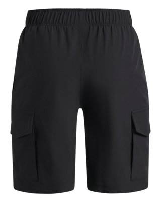 Шорты Under Armour UA Tech™ Woven Cargo Shorts для мальчиков, цвет: Чёрный — фото 2