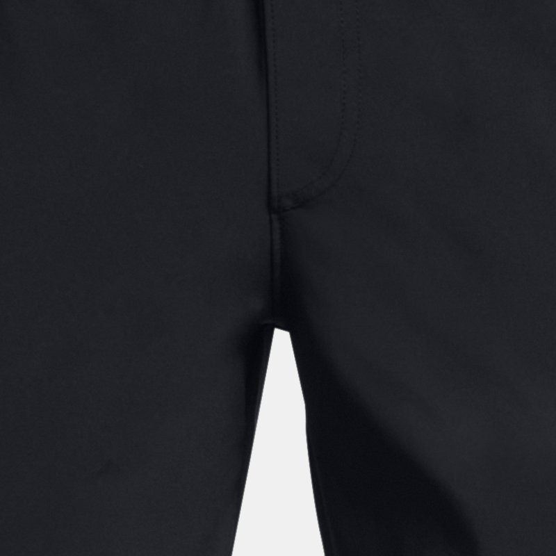 Shorts Under Armour Unstoppable da ragazzo Nero / Pitch Grigio YXS (122 - 127 cm)