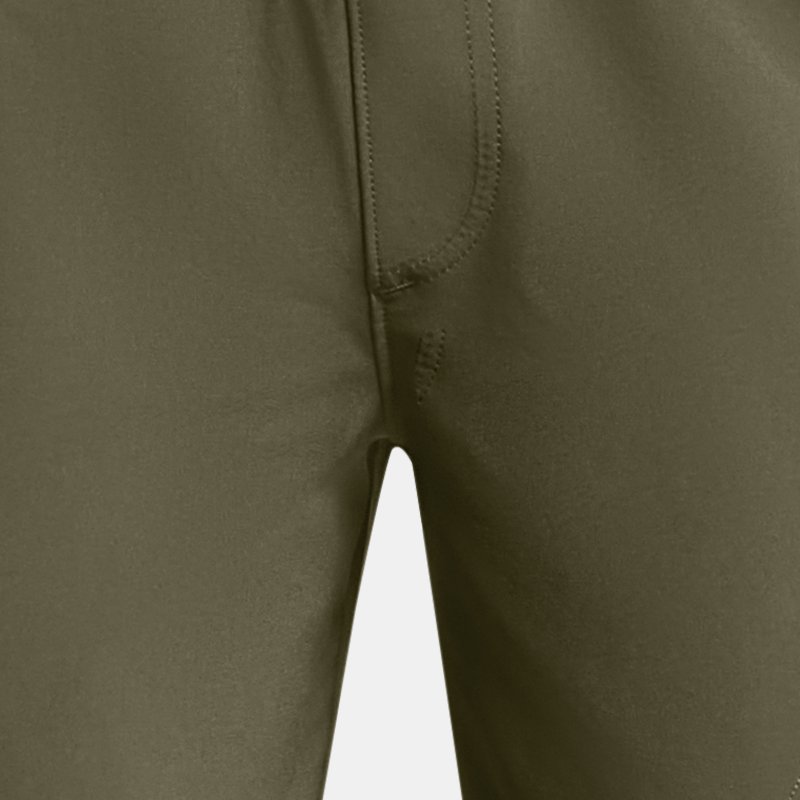 Shorts Under Armour Unstoppable da ragazzo Marine OD Verde / Nero YXS (122 - 127 cm)