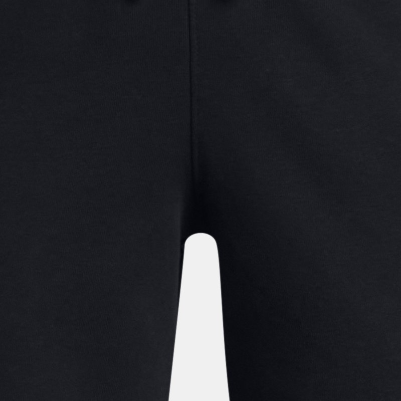 Pantalón corto Under Armour Rival Terry para niño Negro / Castlerock YXS (122 - 127 cm)