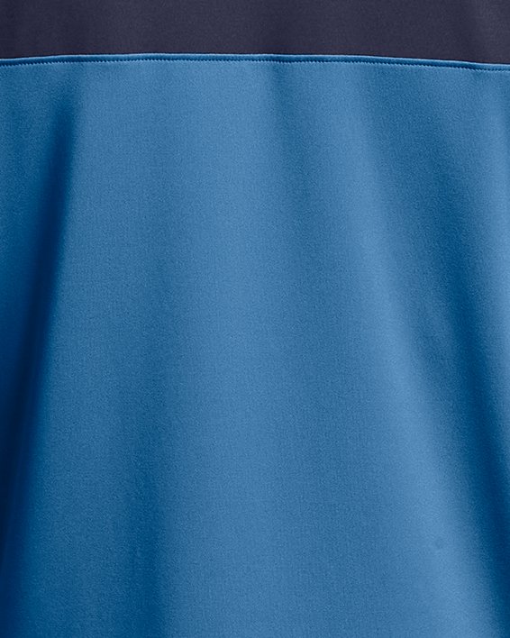 Men's UA Tee To Green Color Block Polo, Blue, pdpMainDesktop image number 3