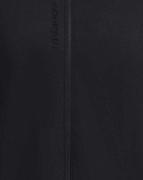 Herren UA Storm Midlayer mit durchgehendem Zip, Black, pdpMainDesktop image number 4