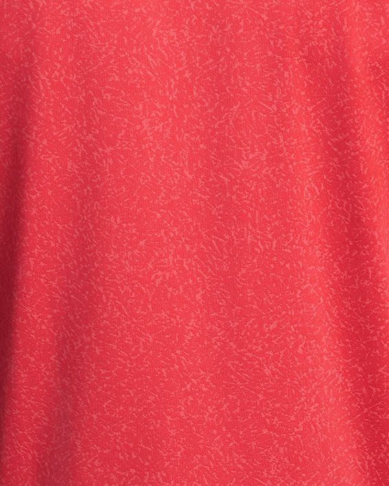 男士UA Playoff 3.0 Coral Jacquard Polo衫 in Red image number 5