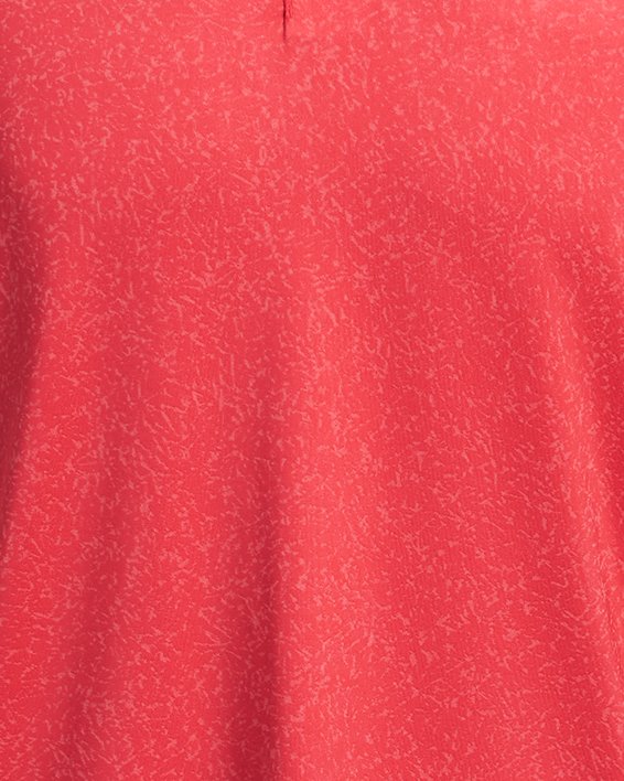 男士UA Playoff 3.0 Coral Jacquard Polo衫 in Red image number 4