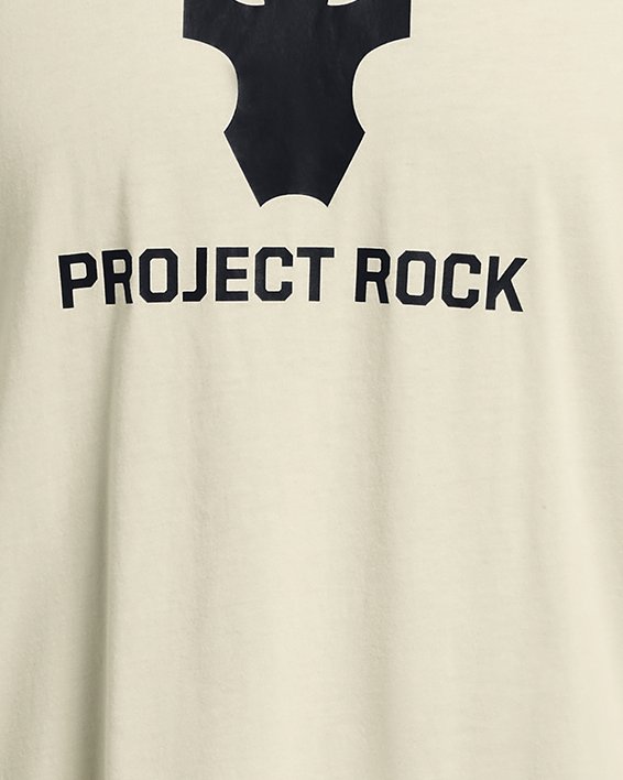 Men's Project Rock Payoff Graphic Short Sleeve in Brown image number 2