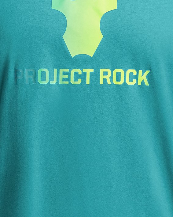 Herenshirt Project Rock Payoff Graphic met korte mouwen, Blue, pdpMainDesktop image number 2