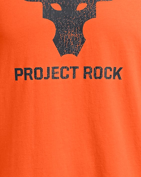 Men's Project Rock Payoff Graphic Short Sleeve, Orange, pdpMainDesktop image number 2