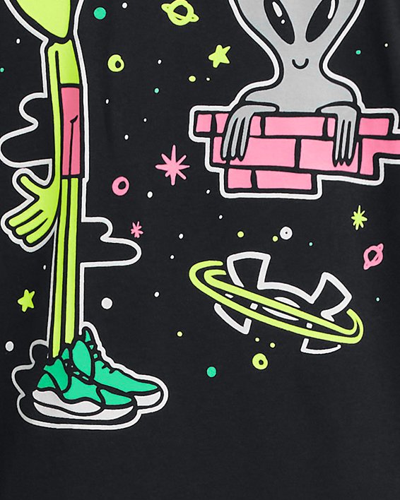 Boys' UA Out Of This World Basketball Short Sleeve image number 1